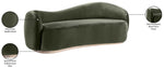 Gustavo - Velvet Upholstered Sofa