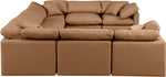 Indulge - Faux Leather 8 Piece Modular Sectional