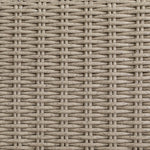 Seacrest - Olefin Water Resistant Fabric And Wicker Outdoor Patio Swivel Chair