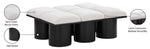 Pavilion - 6 Piece Modular Bench With Black Base