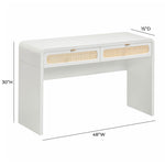 Patty - Rattan Console Desk