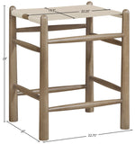 Santos - Backless Counter Stool With Stained Brown Base
