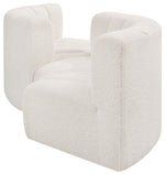 Arc - Boucle Fabric 4 Piece Curved Modular Sofa