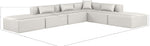Cube - 6 Piece Modular Corner Armless Sectional