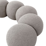 Apollo - Boucle Fabric Bench