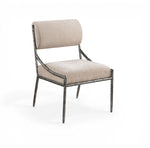 Bastille - Upholstered Dining Side Chair (Set of 2) - Silver Frame