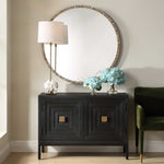 Odeon - Shell Inlay Round Mirror - Bronze