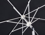 Amalfi - Patio Umbrella - Light Brown Base / White Pole