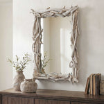 Rooted - Reflection Mirror - Bleached Teak