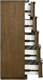 Tiberio - Oak Veneer And Solid Wood Chest