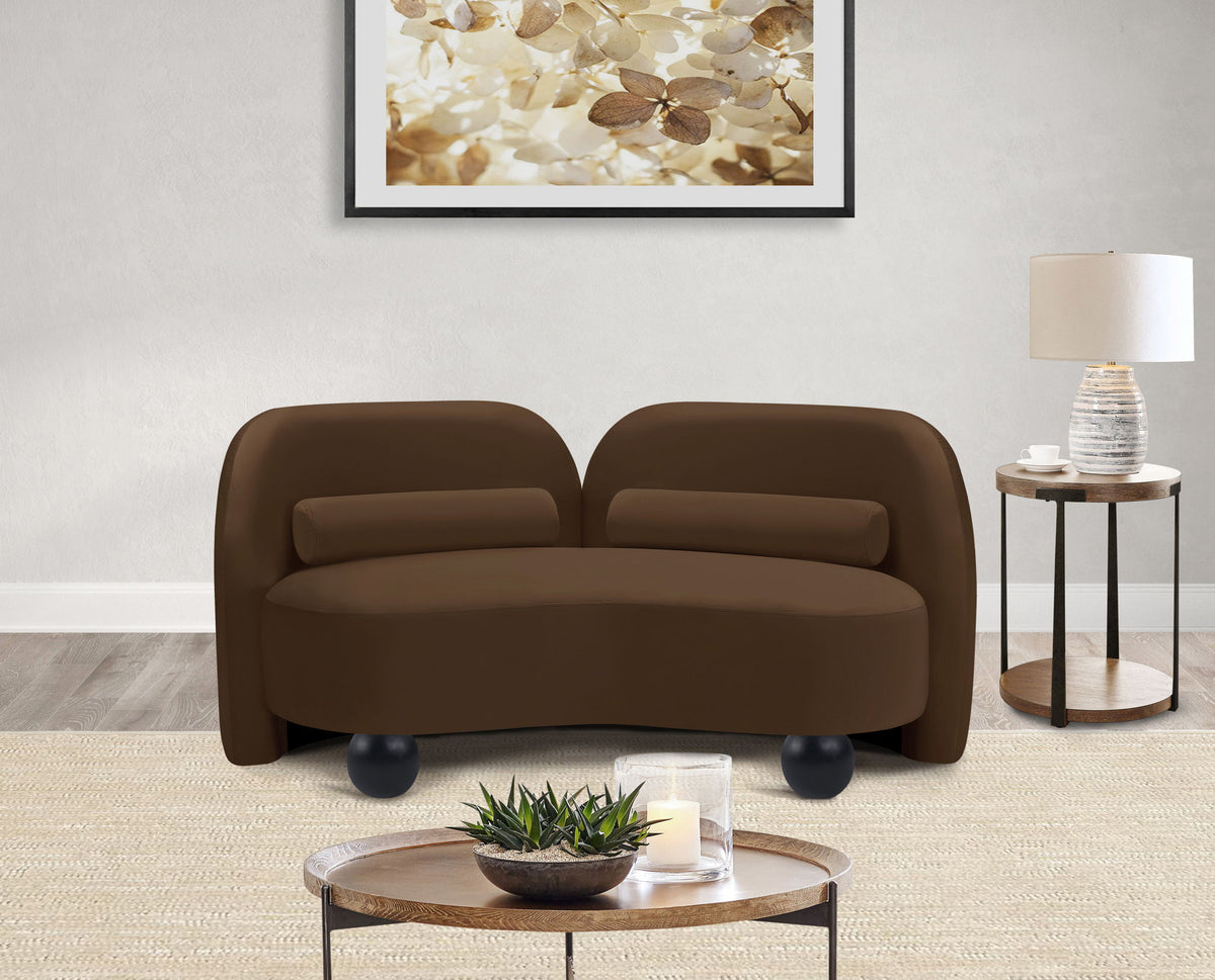 Daphne - Velvet Loveseat