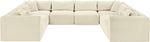 Shaggy - 8 Piece Modular U-Shaped Sectional