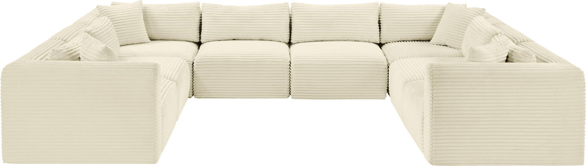 Shaggy - 8 Piece Modular U-Shaped Sectional