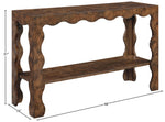 Vassa - Burl Veneer Console Table