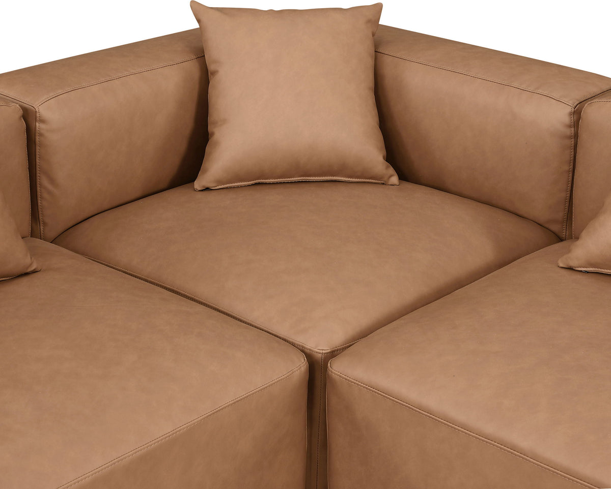 Cube - 5 Piece Modular Corner Armless Sectional