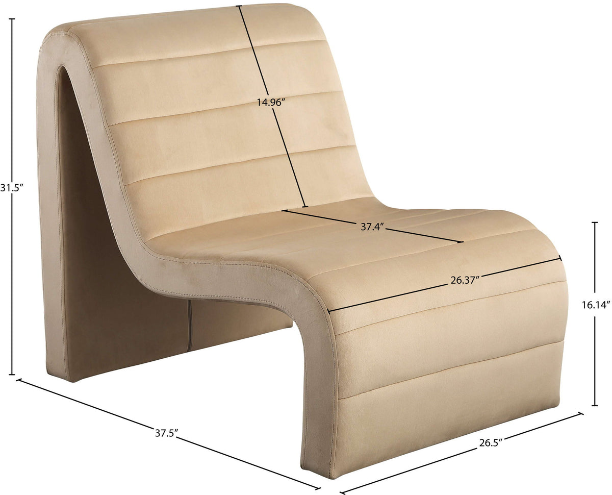 Ivy - Velvet Accent Chair