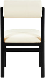 Roundhill - Faux Leather Dining Chair (Set of 2) - Black Frame