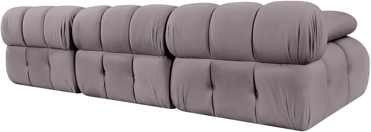 Orin - Velvet 3 Piece Modular Sofa
