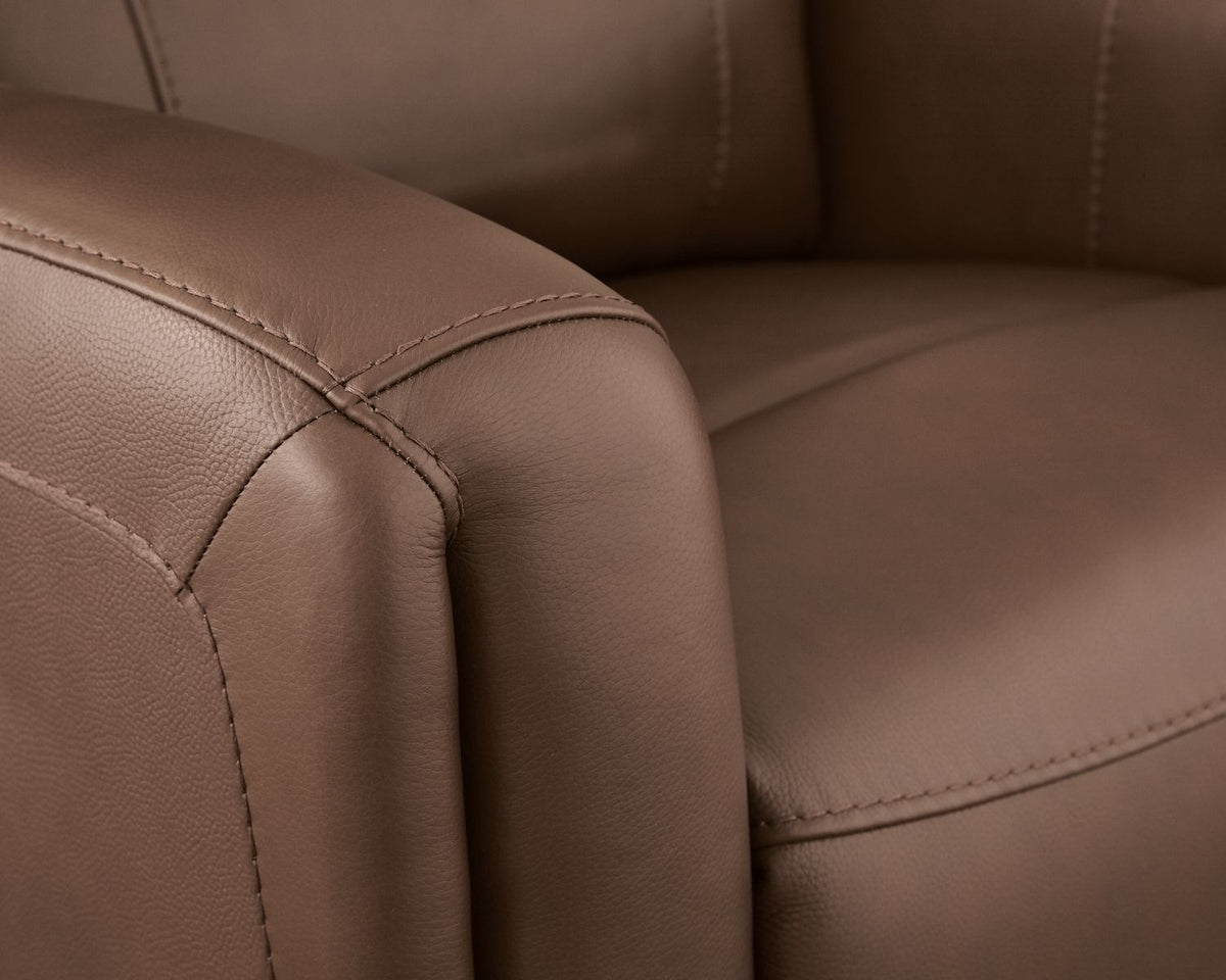 Pincara - Power AutoGlide Recliner With Audio System - Umber