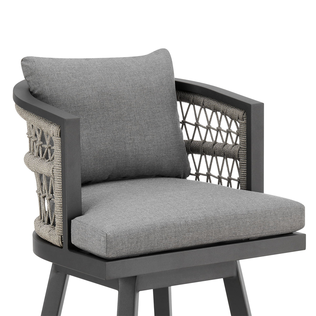 Zella - Outdoor Patio Swivel Counter Stool Set
