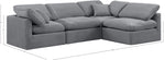 Indulge - Velvet 4 Piece Modular Sectional