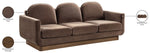 Diviento - Velvet Performance Fabric Upholstered Sofa