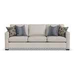 Milo - Fabric Sofa With Nailhead Trim