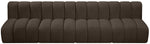 Arc - Boucle Fabric 4 Seats Modular Sofa