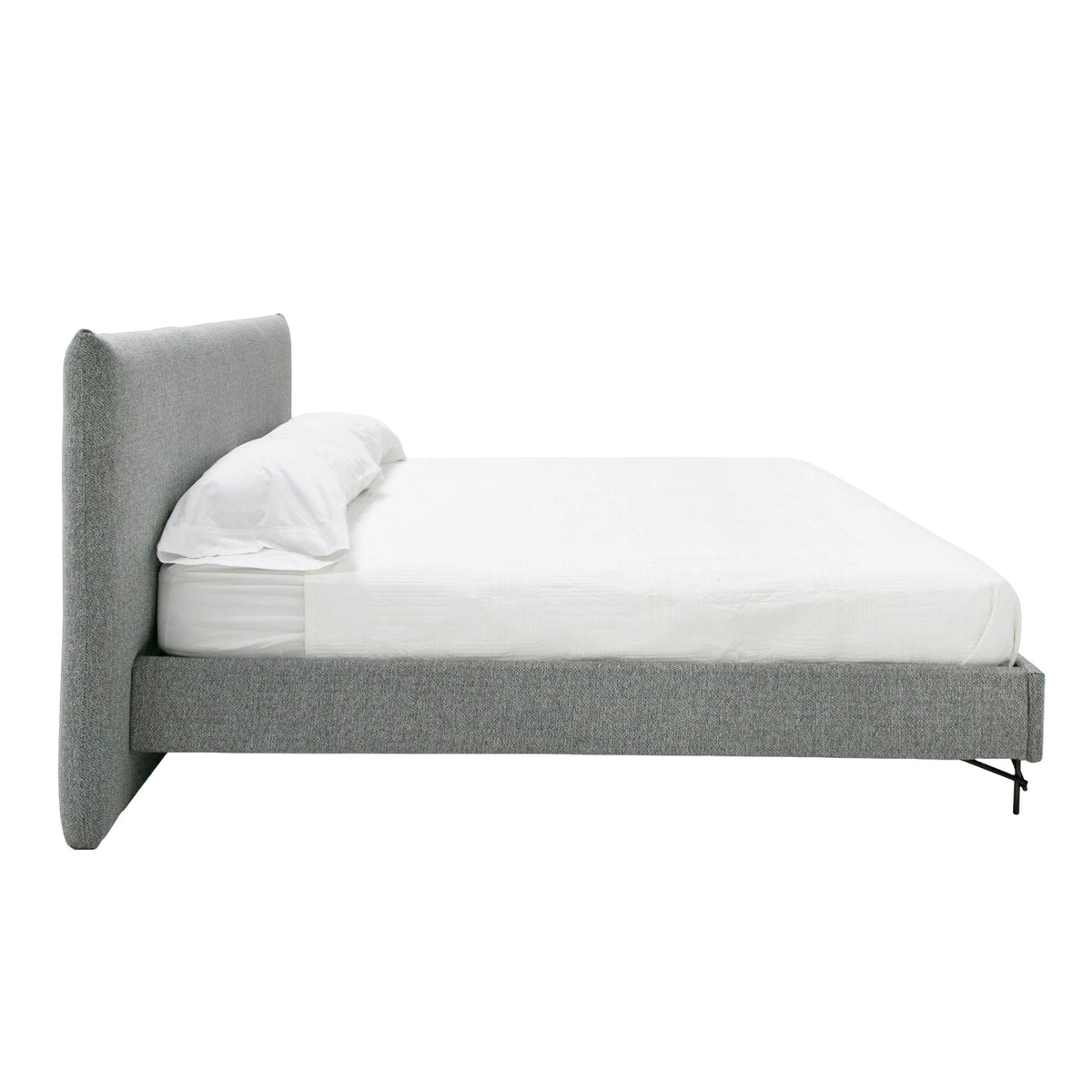 Aria - Italian Modern Grey Fabric Bed by VIG Furniture - View 4
