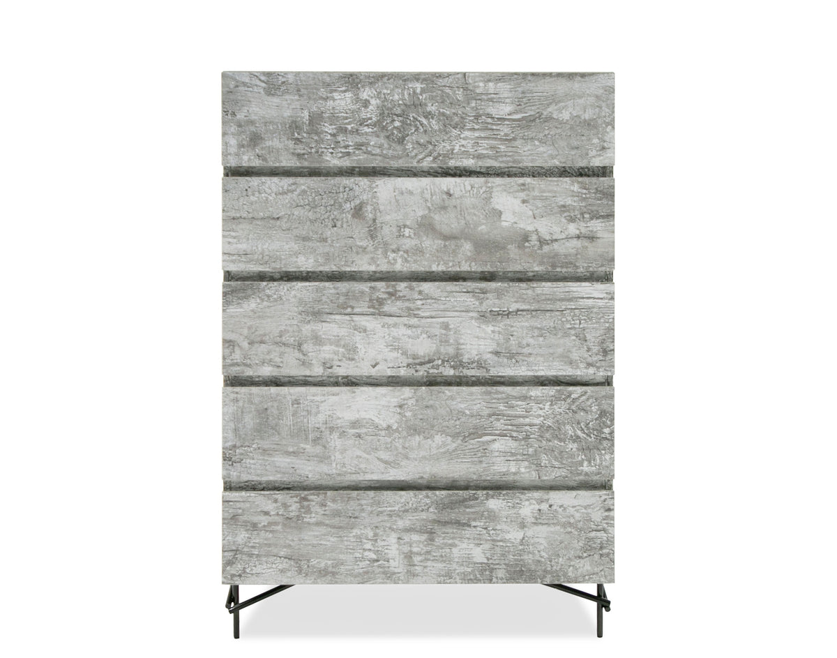 Aria - Italian Modern Multi Grey with texture Chest by VIG Furniture - View 1