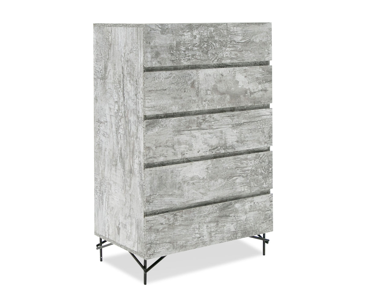 Aria - Italian Modern Multi Grey with texture Chest by VIG Furniture - View 2