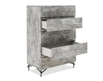 Aria - Italian Modern Multi Grey with texture Chest by VIG Furniture - View 3