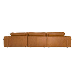 Cambria - Modern RAF Cognac Leather Sectional Sofa by VIG Furniture - View 6