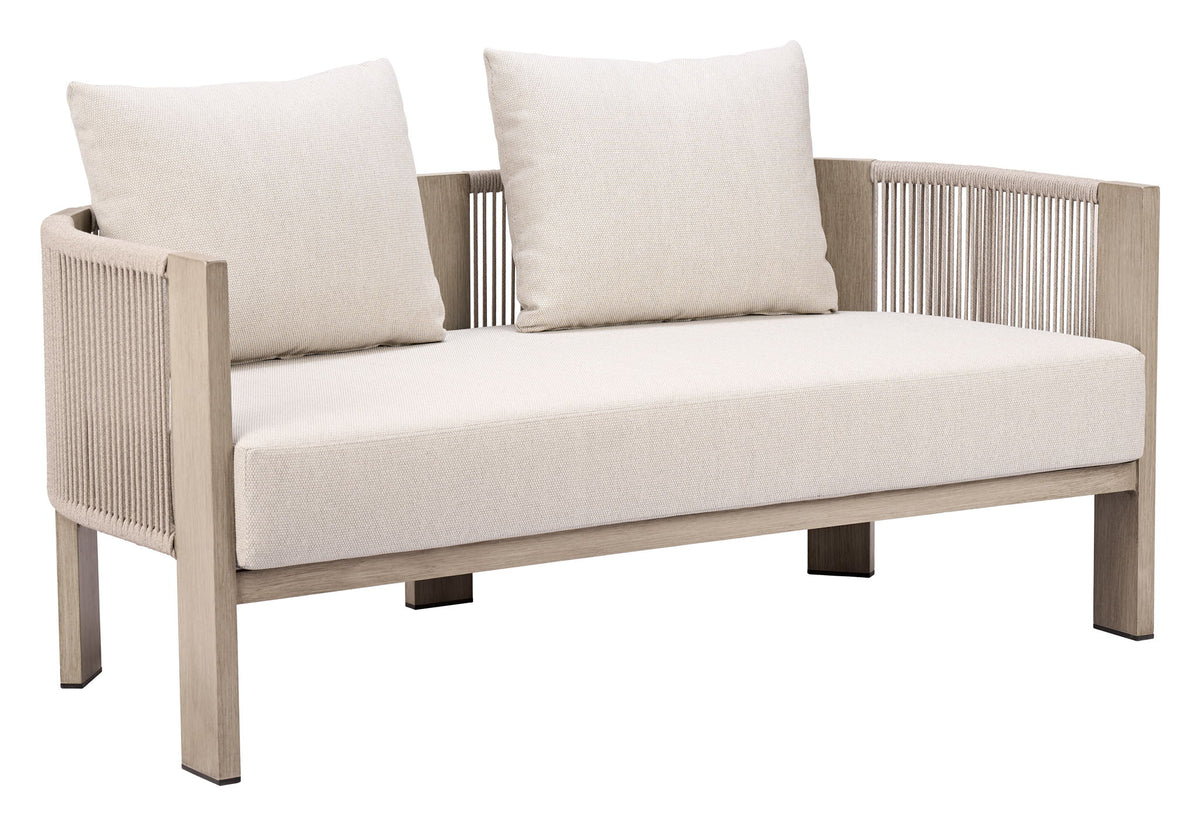 Sunlit Springs - Sofa - Gray / Light Brown