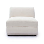 Perry - Modular Armless Chair - Cream
