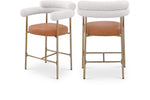 Blake - Counter Stool With Bronze Legs (Set of 2)