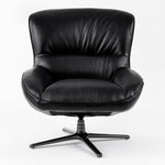 Theo - Modern Black Leather Accent Chair by VIG Furniture - View 3