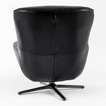 Theo - Modern Black Leather Accent Chair by VIG Furniture - View 5