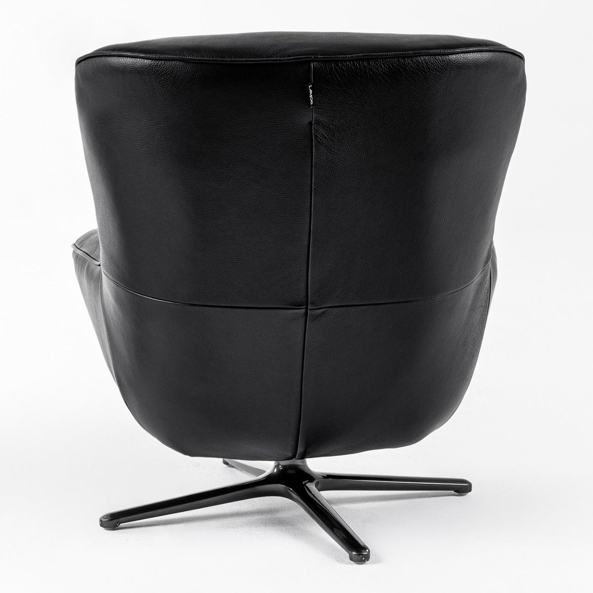 Theo - Modern Black Leather Accent Chair by VIG Furniture - View 5
