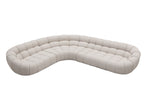 Yolonda - Modern Beige Curved Sectional Sofa by VIG Furniture - View 2