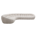 Yolonda - Modern Beige Curved Sectional Sofa by VIG Furniture - View 9