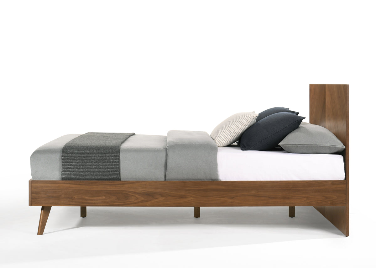 Kamela -Modern Walnut EK Bed by VIG Furniture - View 2