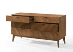 Kamela -Modern Walnut EK Bedroom Set