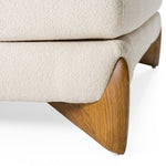 Fleury - Contemporary Cream Fabric and Walnut RAF Sectional Sofa by VIG Furniture - View 7