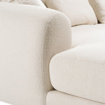 Fleury - Contemporary Cream Fabric and Walnut RAF Sectional Sofa by VIG Furniture - View 8