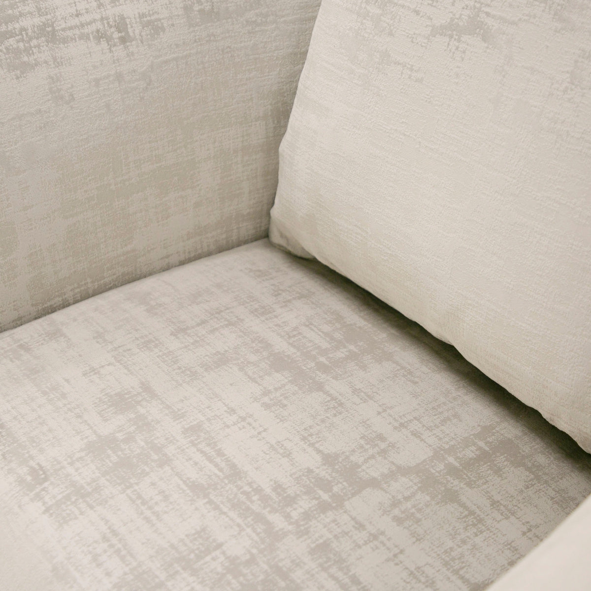 Forbis - Contemporary Light Grey Fabric + Brown Accent Chair by VIG Furniture - View 7