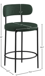 Beacon - Boucle Fabric Stool (Set of 2)