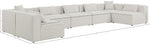 Cube - Linen 7 Piece Modular U-Shaped Sectional
