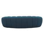 Yolonda - Modern Curved Dark Teal Fabric Sofa by VIG Furniture - View 8