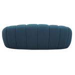 Yolonda - Modern Curved Dark Teal Fabric Loveseat by VIG Furniture - View 6